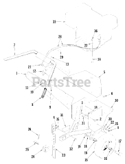 Homelite R-8 (990918) - Homelite Tiller, 8hp