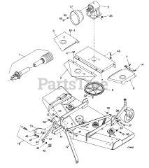 Cub Cadet 453 (590-453-100) - Cub Cadet Mower Deck, Rear Mount att Mounting