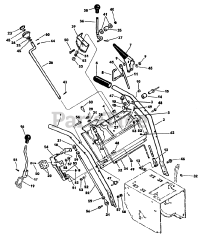 Lawn-Boy 55384 A (ST 1032) - Lawn-Boy 32" Snow Thrower (SN: J00000001 - J99999999) (1990) Handle And Controls Parts List