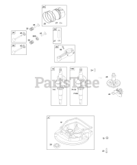 Briggs & Stratton 10M912-0005-E1 - Briggs & Stratton Vertical Engine Camshaft, Crankcase Cover/Sump, Crankshaft, Piston/Rings/Connecting Rod