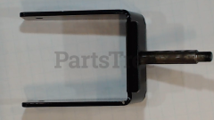 MTD 01007407 Caster Yoke Assembly, Black - image 1