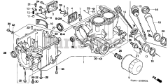 Honda GX360 K1 DD/A (GA01) - Honda Engine, Made in Japan (SN: GA01-1400001 - GA01-9999999) CYLINDER (1)