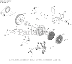 Kohler ECH749-3154 - Kohler Command PRO EFI Engine, Basic Version, 26.5hp, 19.8kW 05 Ignition/Charging