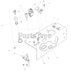 Massey Ferguson ZT 1844 (2690487) - Massey Ferguson 44" Zero-Turn Mower, 18hp Kohler