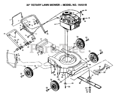 Electrolux/AYP 1N101 B - Electrolux/AYP Walk-Behind Mower (1995)