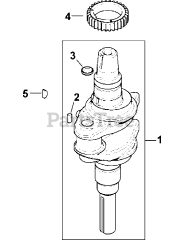 Cub Cadet LT 1045 (13BP11CH756) - Cub Cadet 46" Lawn Tractor (2007 & Before) Kohler SV600-0009 Crankshaft