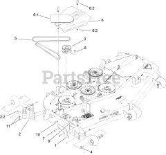 Toro 78502 - Toro 60" Turbo Force Mower Finishing Kit for Z500 Triple Soft Bagger 60 Inch Triple Bagger Finishing Assembly