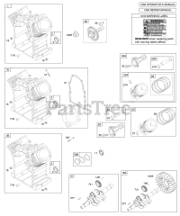 Briggs & Stratton 384447-0111-E1 - Briggs & Stratton Horizontal Engine