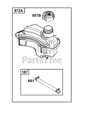 Briggs & Stratton 8P502-0136-H5 - Briggs & Stratton Vertical Engine Fuel Supply Group