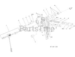 Toro 72028 (7500-D) - Toro 60" Z Master Zero-Turn Mower, Rear-Discharge Deck (SN: 416262337 - 416288793) Charge Pump Housing Assembly Transmission Assembly No. 131-5510