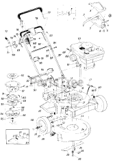 MTD 82-0664 (126-234-019) - MTD Walk-Behind Mower (1986) (Agway)