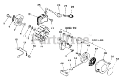 Echo SRM-2000 - Echo String Trimmer Clutch, Ignition, Starter