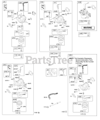 Briggs & Stratton 122332-0112-E8 - Briggs & Stratton Horizontal Engine Carburetor