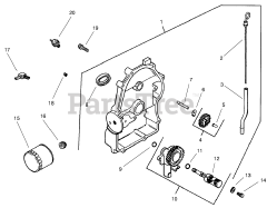 Toro 73471 (518 xi) - Toro Garden Tractor (SN: 000000001 - 000999999) (2000) Group 3-Oil Pan Lubrication (model 73471 Only)
