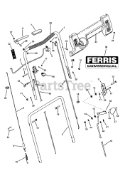 Ferris Series 19 (7800468) - Ferris Series 19 Commercial Trim 21" Walk-Behind Mower, 6hp Kawasaki
