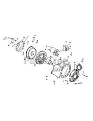 MTD 490-SUB - MTD Engine 490-SUB Starter Assembly &amp; Blower Housing