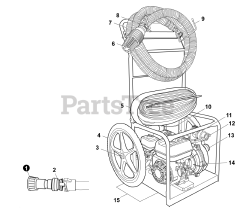Echo FP-2126 - Echo Fire Pump FRAME COMPONENTS