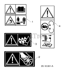 Poulan Pro PR 241 (961920092-03) - Poulan Pro Snow Thrower (2018-04) DECALS