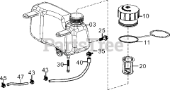 Subaru Robin EA190VS5010 (EA190V) - Subaru Robin Engine 600 Fuel &amp; Lubricant
