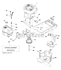 Husqvarna TC 138 (960510124-03) - Husqvarna 38" Garden Tractor (2016-08) ENGINE