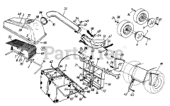 Yard-Man 083 (190-083-000) - Yard-Man Triple Bagger