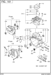 Subaru Robin EH300B00510 (EH30) - Subaru Robin Engine 101 Crankcase
