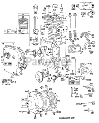 Briggs & Stratton 144251-0120-XX - Briggs & Stratton Horizontal Engine