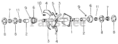 Cub Cadet Accessory - Cub Cadet 48" Rotary Tiller Attachment Tines