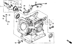 Honda GX160 K1 QX (GC02) - Honda Engine, Made in Japan (SN: GC02-2000001 - GC02-8669999) CYLINDER BARREL