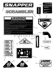 Snapper ESZT 18336 BVE (85697) - Snapper 33" Zero-Turn Mower, 18hp