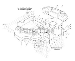 Ferris IS 1000Z (5901051) - Ferris IS1000Z Series 52" Zero-Turn Mower, 23hp Kawasaki (SN: 2530 & Below)