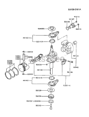 Kawasaki FB460V-BS19 - Kawasaki Engine PISTON/CRANKSHAFT