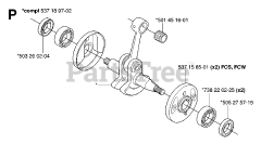 Jonsered BC 2145 - Jonsered Brushcutter (2006-01) CRANKSHAFT