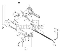 Echo SHC-225 - Echo Shaft Hedge Trimmer (SN: S85411001001 - S85411999999) Throttle Control S/N: S85411001001 - S85411008112