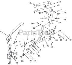 Gravely 991121 (Pro-Turn 160) - Gravely Pro-Turn 60" Zero-Turn Mower (SN: 050000 & Above) Controls