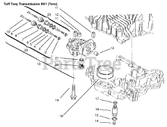 Toro 72115 (270-H) - Toro Lawn & Garden Tractor (SN: 099000001 - 099999999) (1999) Center Case