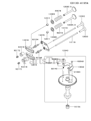 Kawasaki FJ180V-AM54 - Kawasaki Engine VALVE/CAMSHAFT
