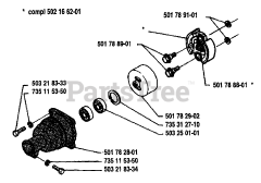 Husqvarna 22 RL - Husqvarna String Trimmer (1988-01) Clutch Assembly