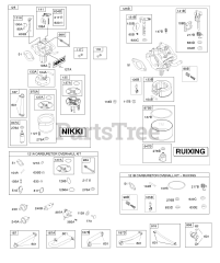Briggs & Stratton 31R877-0031-B5 - Briggs & Stratton Vertical Engine CARBURETOR, FUEL SUPPLY, KIT - CARBURETOR OVERHAUL