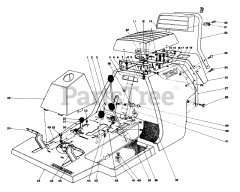Toro 56044 - Toro 25" Premium Keylectric Rear-Engine Riding Mower (SN: 008000001 - 008999999) (1978)