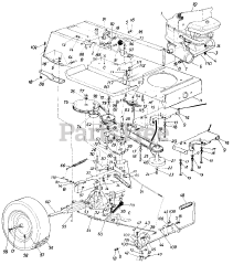 Wizard MTD 7116A68 - Wizard Lawn Tractor (1986) (Western Auto) Parts03