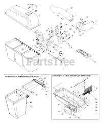 MTD OEM-190-192 - MTD Triple Bagger Assembly (2004)