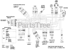 Exmark LZ22KC523 - Exmark 52" Lazer Z Zero-Turn Mower, 22hp Kohler (SN: 190000 - 219999) (1999) Kohler 18, 23 &amp; 25 HP Air-Cooled Electrical Diagram