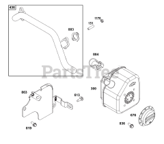 Briggs & Stratton 305447-0644-B5 - Briggs & Stratton Horizontal Engine
