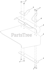 Toro 77285 (2000) - Toro 60" Z Master Zero-Turn Mower (SN: 418100000 - 999999999) Deflector Assembly No. 144-2635