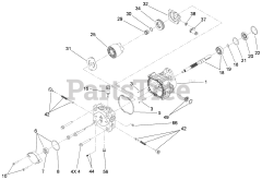 Toro 23208 G (STX-26) - Toro Stump Grinder (SN: 316000001 - 316999999) (2016) Hydraulic Pump Assembly No. 117-6409