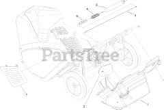 Toro 108-7343 - Toro Lower Shroud Replacement Kit for CCR2450 and CCR3650 Snow Throwers (2002 & After)