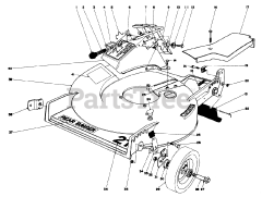 Toro 20705 - Toro Walk-Behind Mower (SN: 000000001 - 000999999) (1980) Housing Assembly