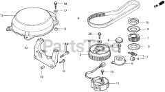 Honda BF30 AY LRSA (BAWS) - Honda Marine Engine, Made in Japan (SN: BAWS-3200001 - BAWS-9999999) TIMING BELT
