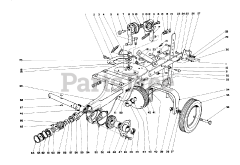 Toro 58215 - Toro 26" Tiller (SN: 003000001 - 003999999) (1973)